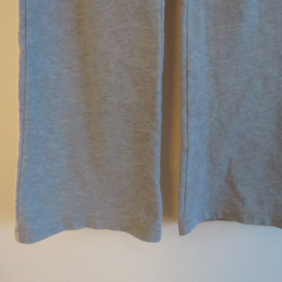 NORMA KAMALI Wide Leg Sweatpants Joggers in Heathered Gray Lounge - Size M - Picture 6 of 14